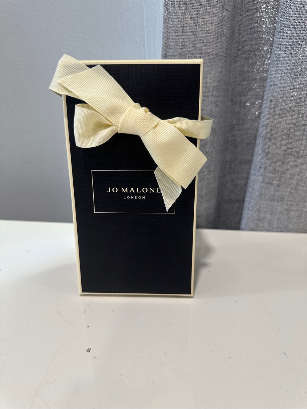 Authentic Jo Malone empty Black Box with Cream Bow